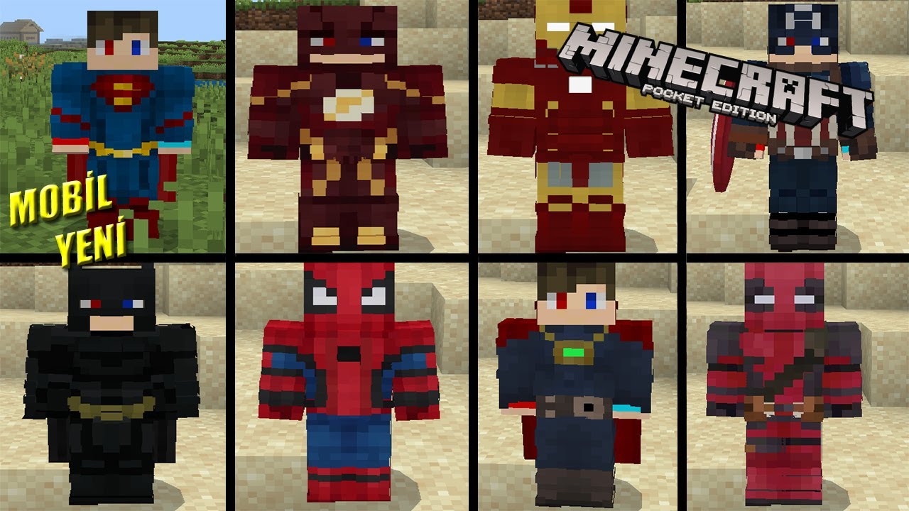 Java gibi ama telefon için Süper Kahraman Modu |MCPE