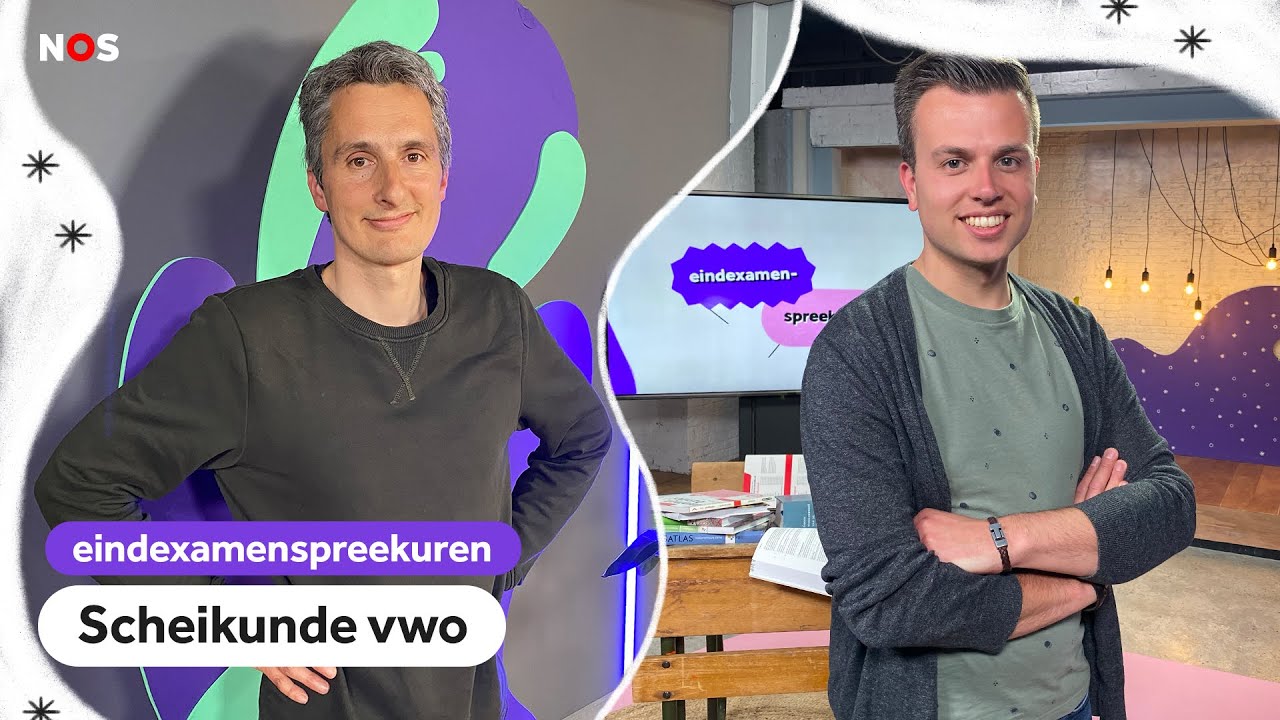 Examenspreekuur scheikunde vwo met docenten Corné en Wouter