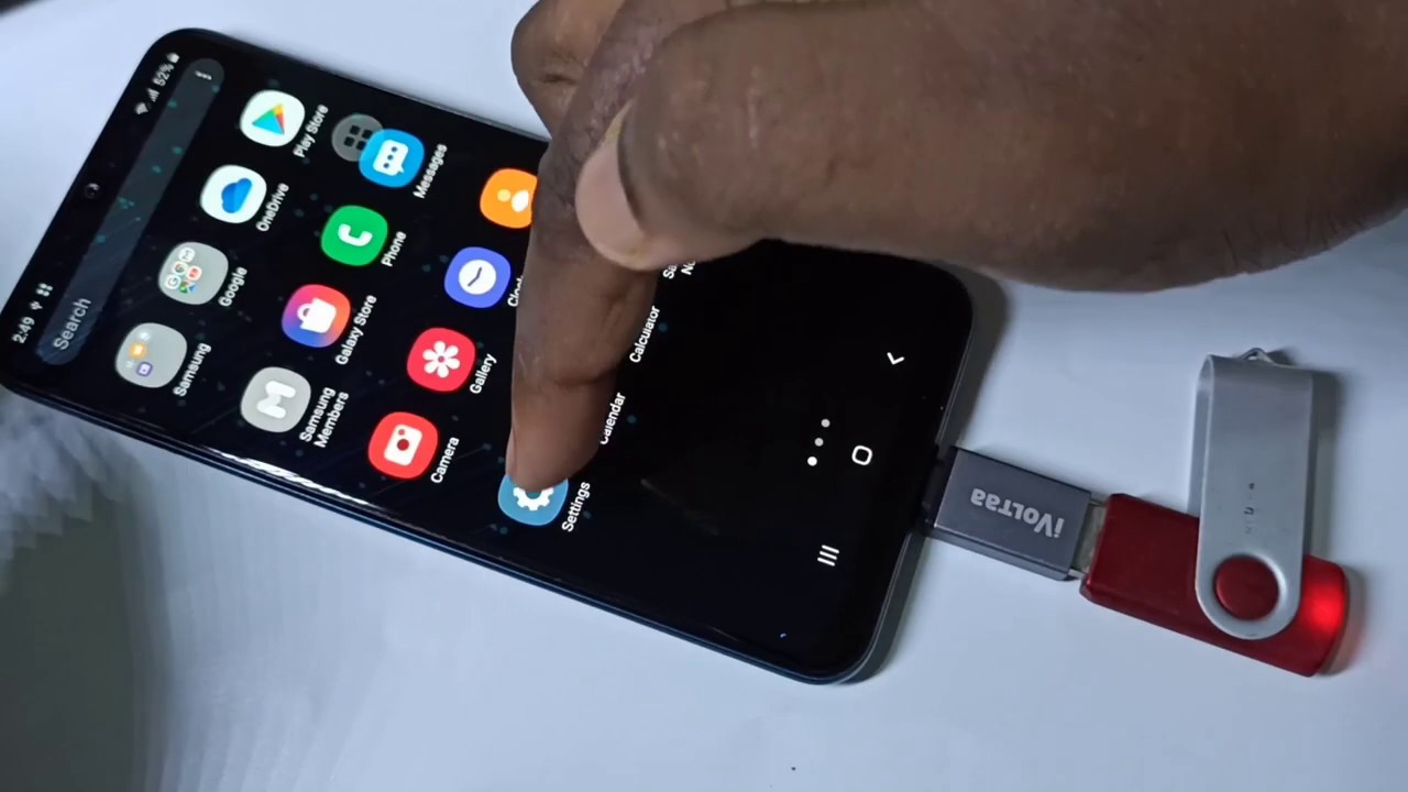 Форматирование USB-накопителя/жесткого диска с помощью мобильного телефона Android