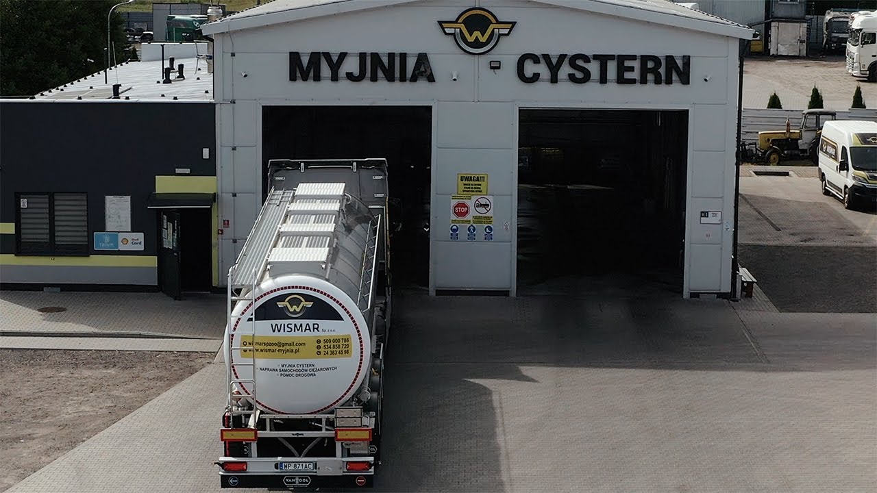 Myjnia cystern, mycie cystern wewnątrz /// WISMAR Płock