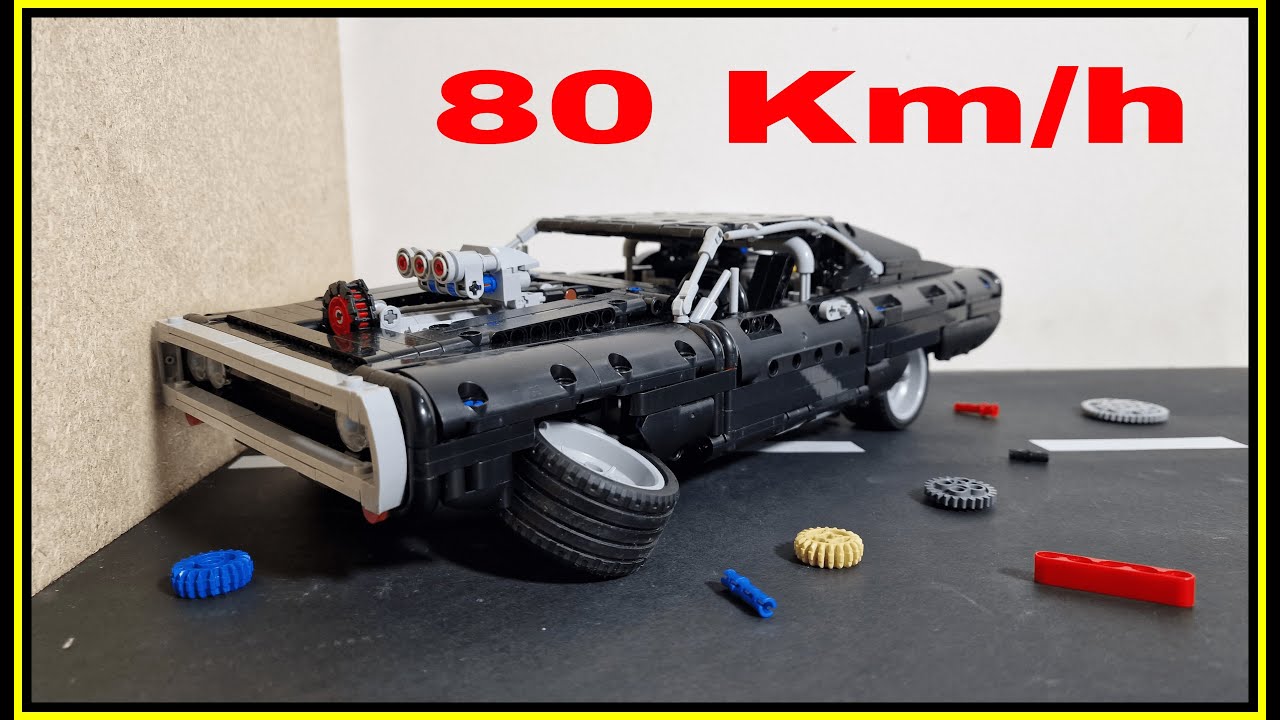 Lego Technic 42111 CRASH 🚨 Crash Speed 80 KM/H 🚨 Lego car CRASH TEST - Lego Technic CRASH Test