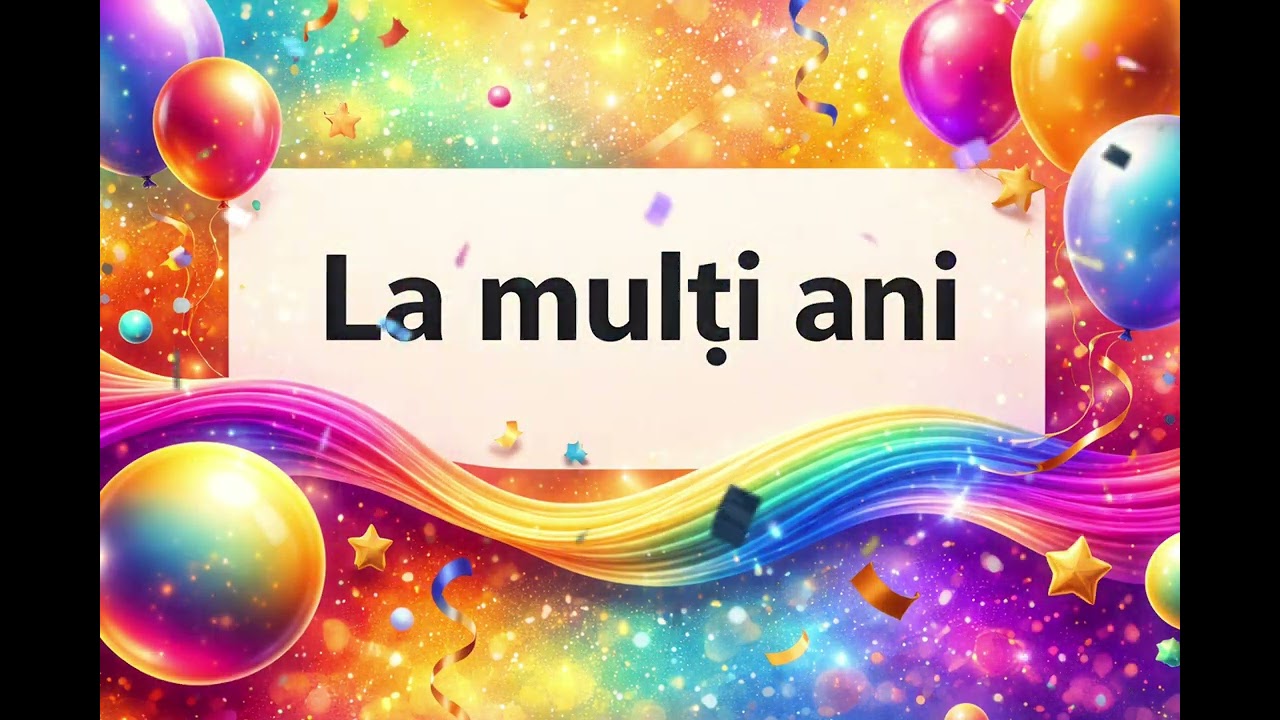 La mulți ani – un cântec original pentru cineva special 🎶✨