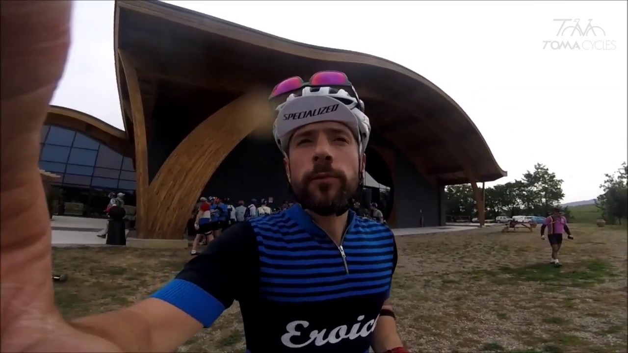 Lars rijdt de Eroica in Toscane