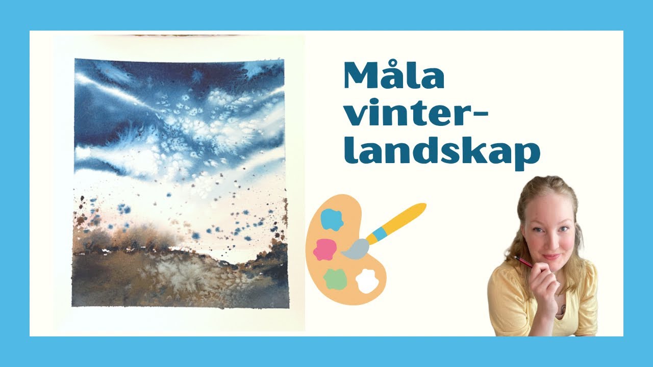 Måla stämningsfullt landskap i akvarell