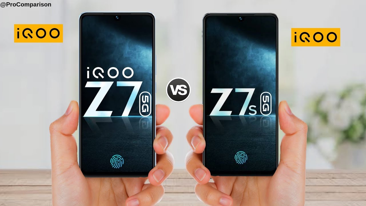 IQOO Z7 5G vs IQOO Z7s 5G || Full Specs Comparison
