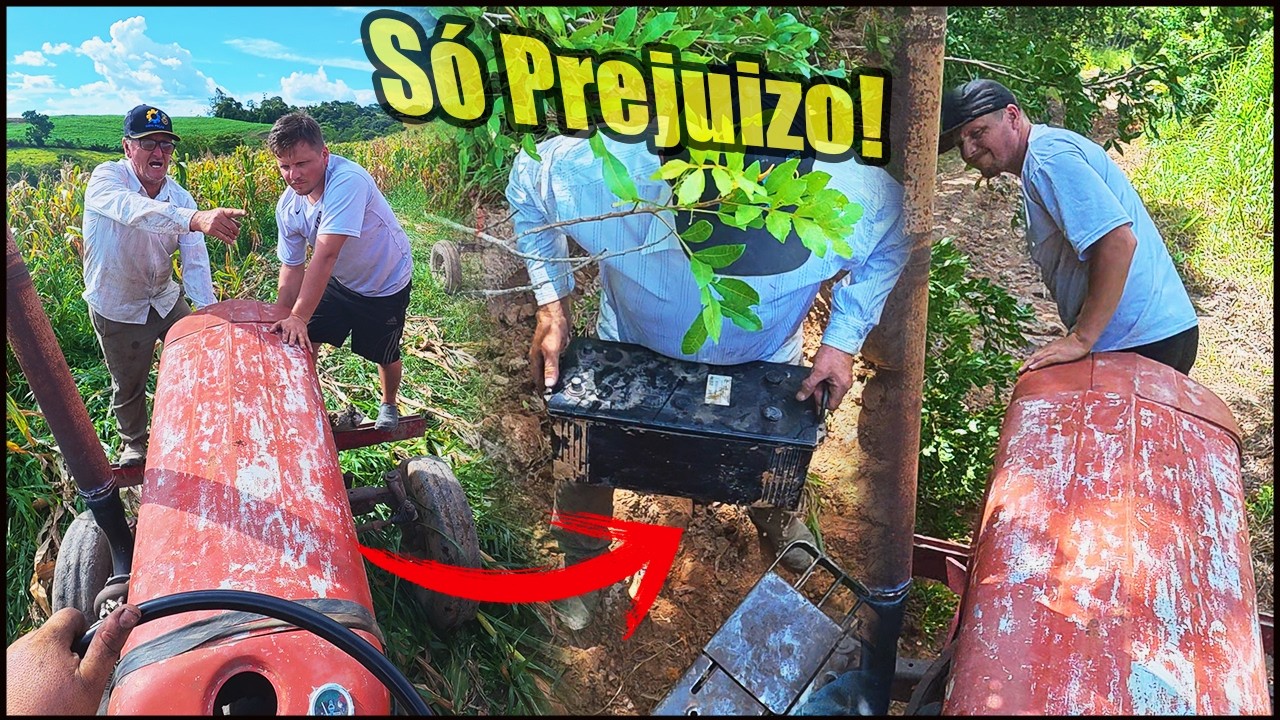 NADA DEU CERTO! DA VONTADE DE DESISTIR INICIEI A SILAGEM E TIVE VARIOS PREJUIZOS!