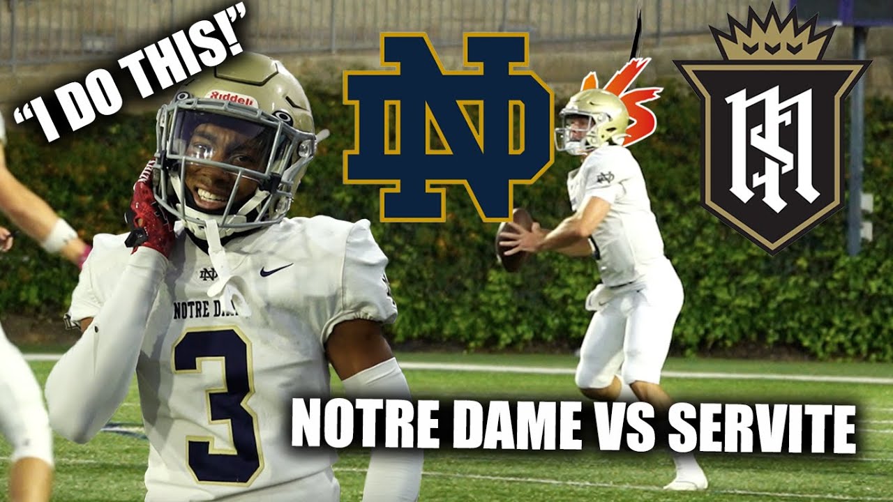 SERVITE GETS TESTED! | Notre Dame vs Servite Full Game Highlights