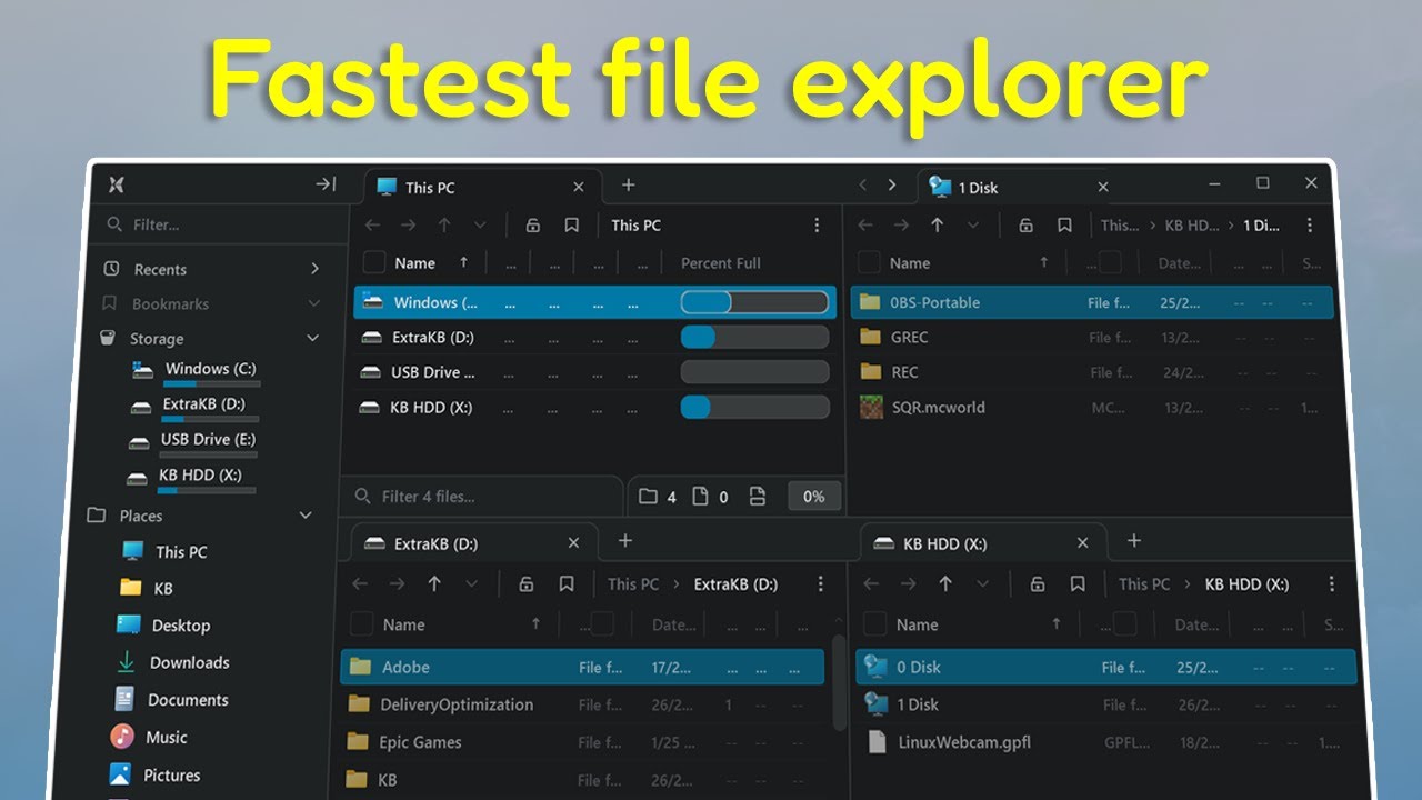 Perfect Windows File Explorer Replacement - File Pilot