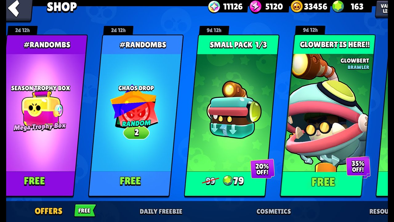 GLOWBERT IS HERE!!🔥 OMG!!😱✌️ NEW BRAWLER LEGENDARY FREE GIFTS!! BRAWL STARS NEW UPDATE!!😛