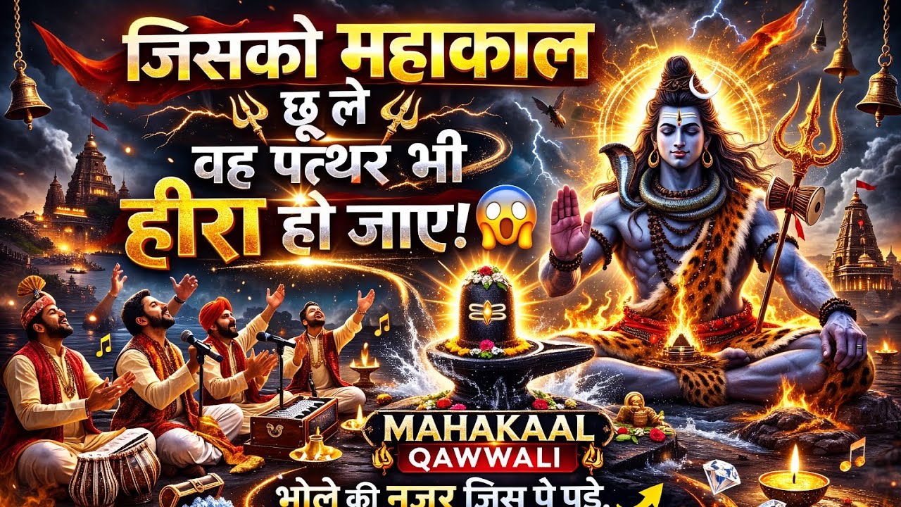 जिसको महाकाल छू ले वो पत्थर भी हीरा हो जाए 🔱 | Mahakal Qawwali 2026 | Har Har Mahadev