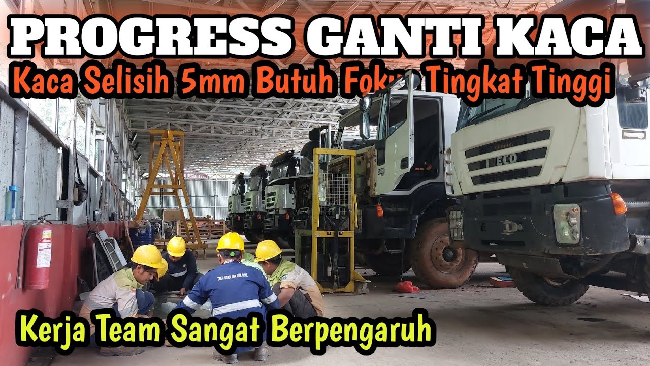 VLOG PROGRESS GANTI KACA IVECO 682 