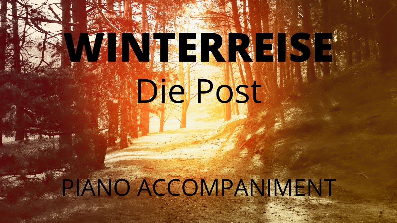 Die Post (Winterreise) - Piano accompaniment for low voice