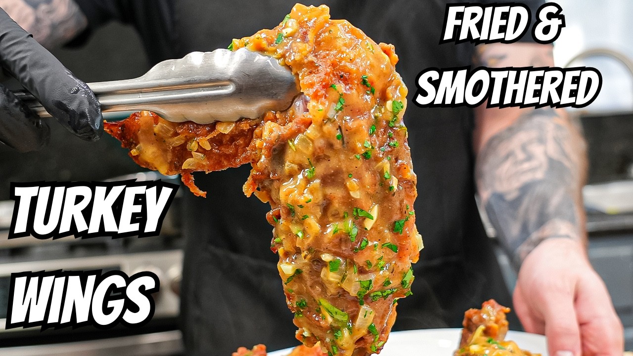 Fall Off The Bone Smothered Turkey Wings