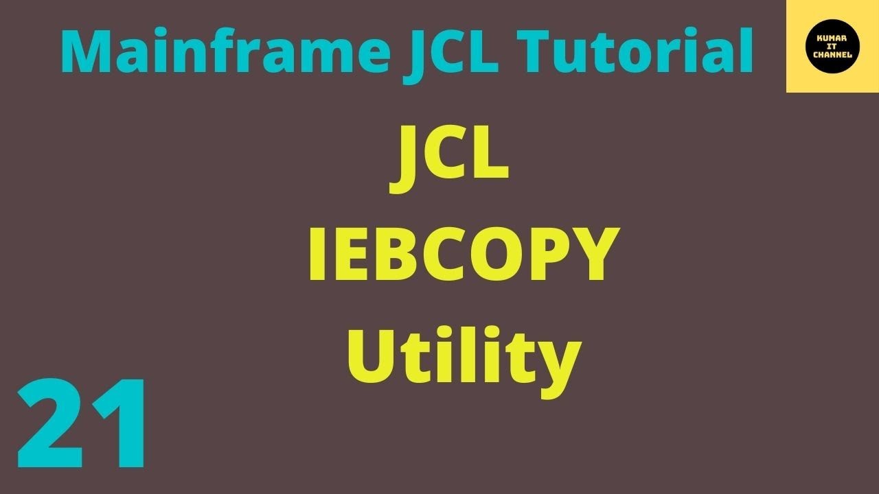 Утилита IEBCOPY в JCL — практическое руководство по JCL для мэйнфреймов — часть 21