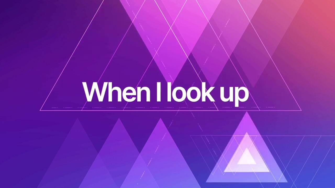 When I Look Up - Lana Green | Lyric Video