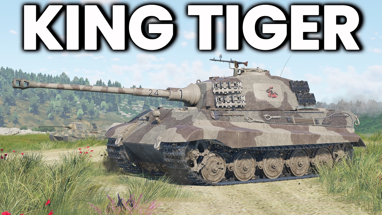 Tiger II Gameplay - Long 88mm Sniper in War Thunder