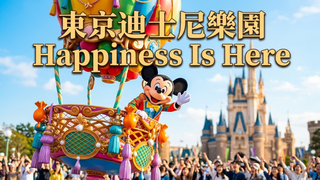 東京迪士尼樂園﹙幸福在這裡﹚遊行表演｜Tokyo Disney Resort - Happiness Is Here Daytime Parade