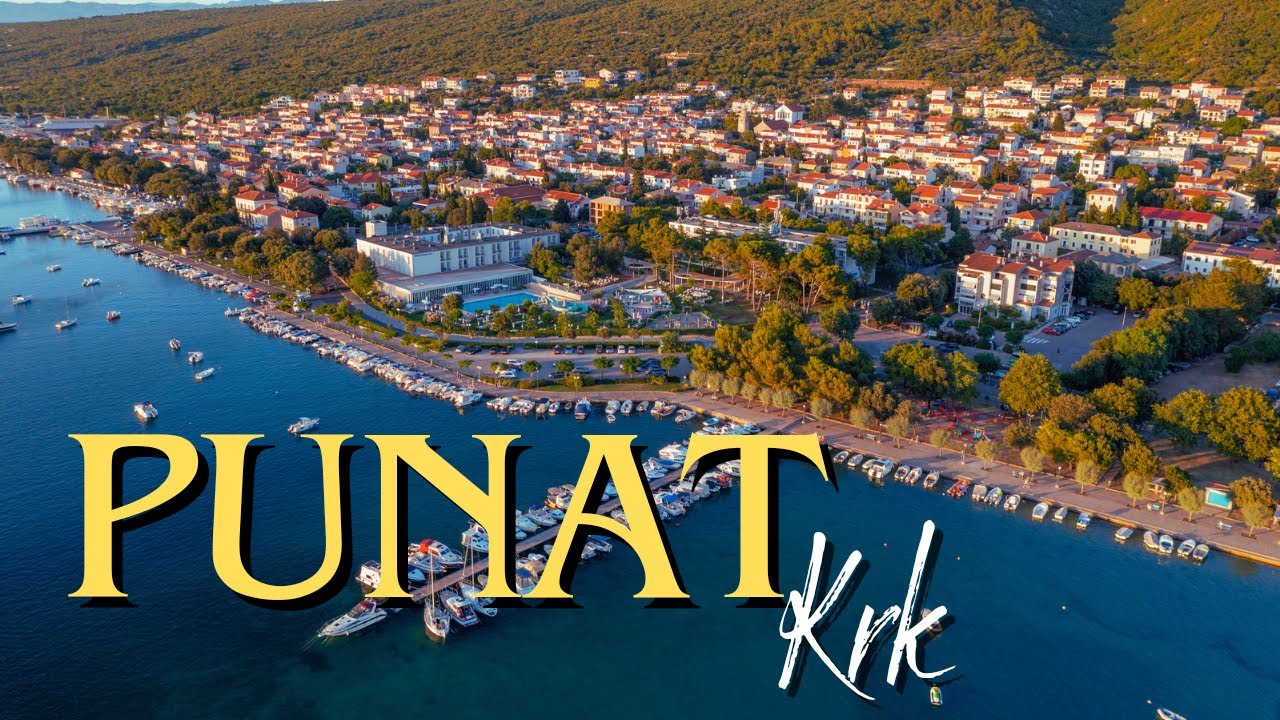 Beautiful Summer Holidays in Punat Town on Krk Island, Croatia
