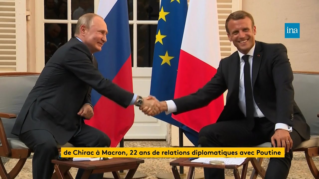De Chirac à Macron, 22 ans de relations diplomatiques avec Poutine | Franceinfo INA