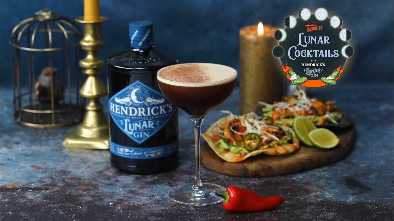 Chilli Chocolate Espresso Martini with HENDRICK'S LUNAR Gin ✨🌙