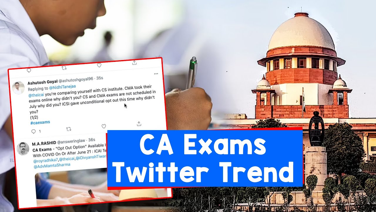 ICAI Se CA Students Hai Naraj, Twitter Par Kiya Bada Trend | #CAExams