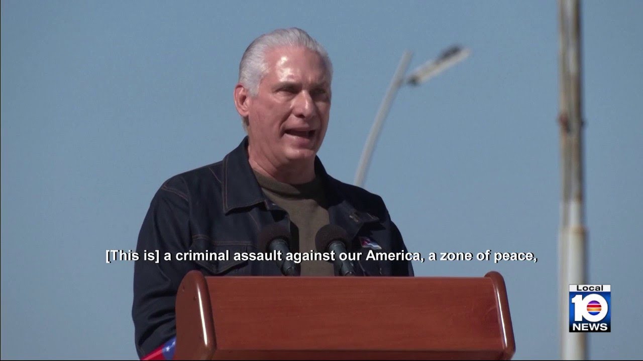 Cuba's Diaz-Canel describes Maduro's capture as a 'criminal assault'
