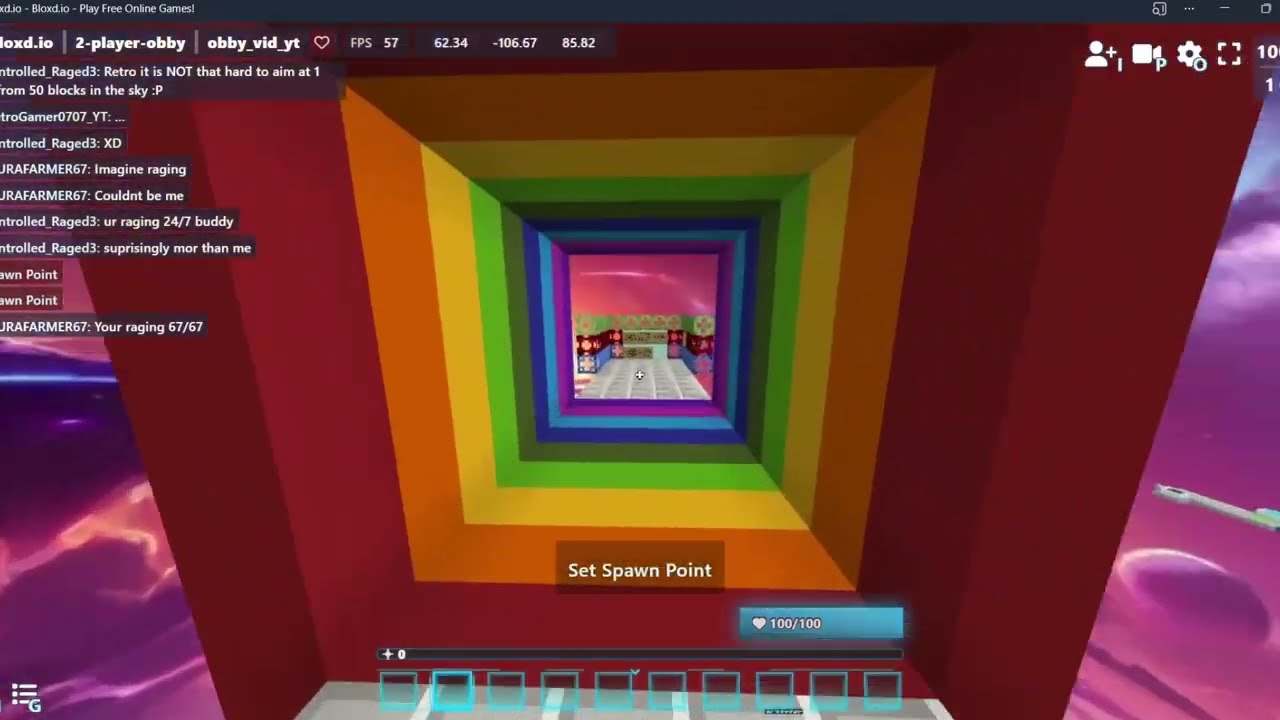 2 Player Obby in Bloxd?