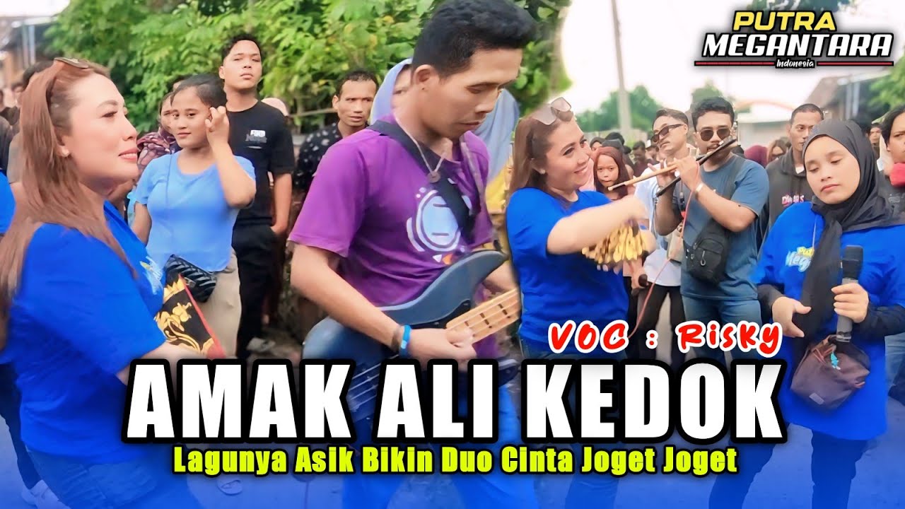 Lagu Sasak Amak Ali Memang Asik Bikin Duo Cinta Joget Joget || Bareng Putra Megantata Voc Risky