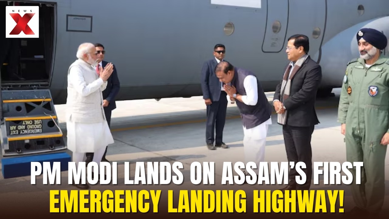 Assam Sees First Emergency Landing Highway – PM Modi Touchdown | NewsX Exclusive