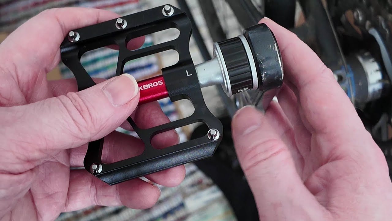 Педали ROCKBROS Quick Release K3462F: первый взгляд