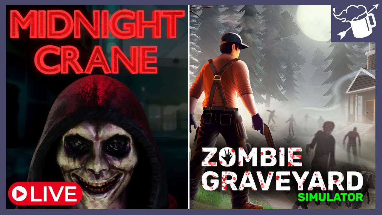 Midnight Crane + Zombie Graveyard Simulator DEMO 👀