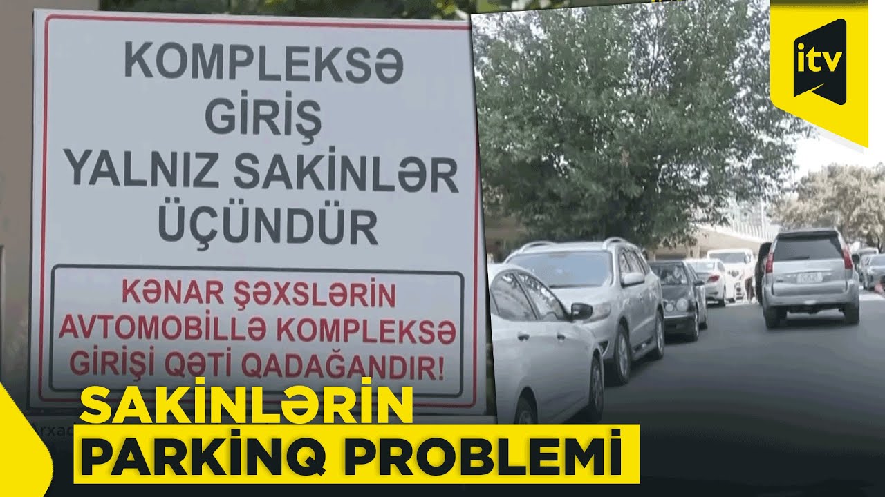 Binaların altındakı ticarət obyektləri parkinq probleminə səbəb olub