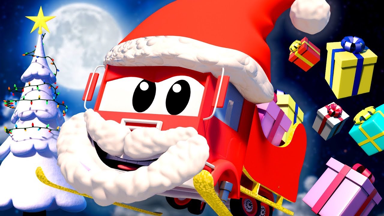 Video de Navidad para niños CARICATURAS DE CAMIONES Y AUTOS  Compilación Navideña de Auto City