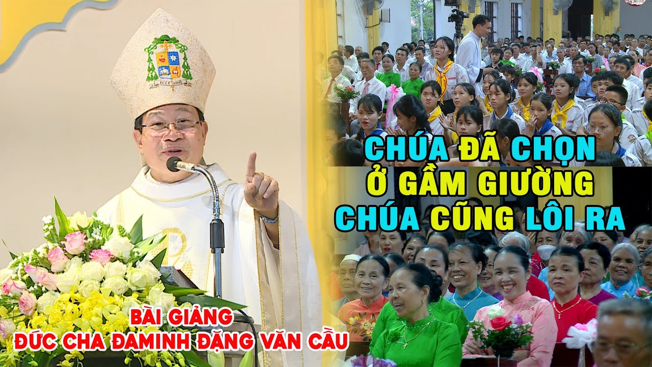 CHÚA ĐÃ CHỌN THÌ Ở TRONG GẦM GIƯỜNG CHÚA CŨNG LÔI RA l BÀI GIẢNG ĐỨC CHA ĐAMINH ĐẶNG VĂN CẦU