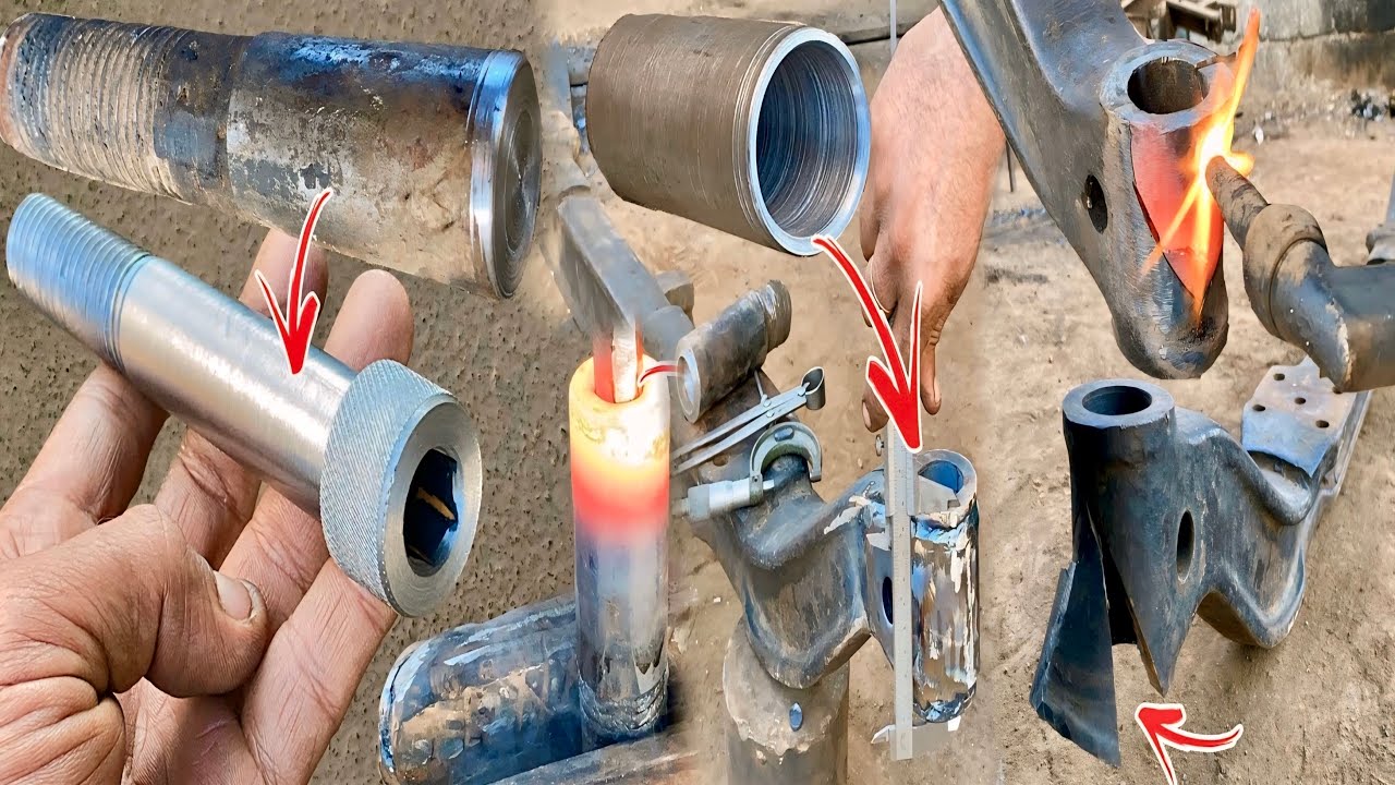 A amazing motivation and making videos I hope you enjoy | Truck broken front axle repair ideas