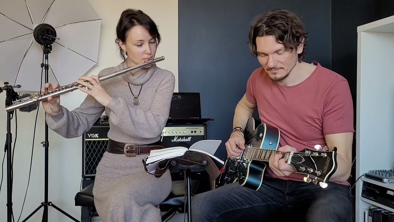 Fly me to the moon (flute and guitar cover)