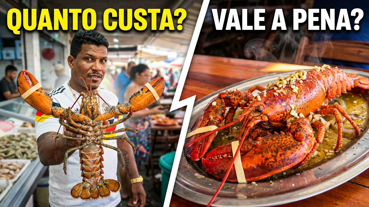 QUANTO CUSTA UMA LAGOSTA NO MERCADO DO PEIXE EM FORTALEZA CEARÁ?