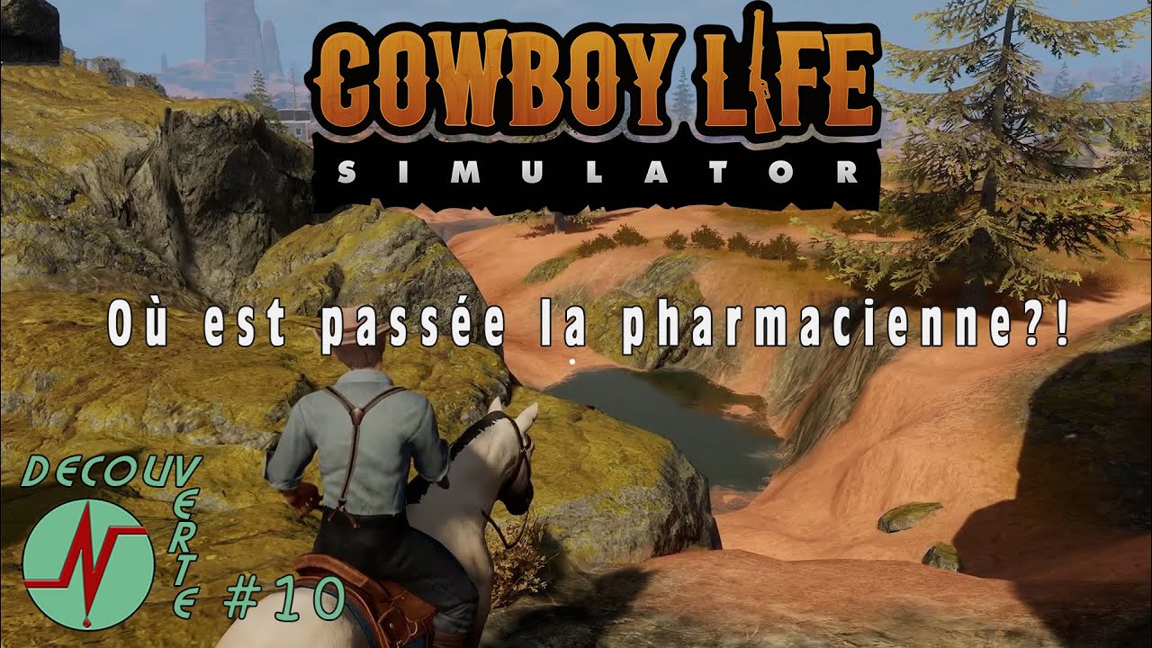 Cowboy Life Simulator Fr Ep 10 : Où est passée la pharmacienne ?! #gameplayfr #gaming #simulatorgame