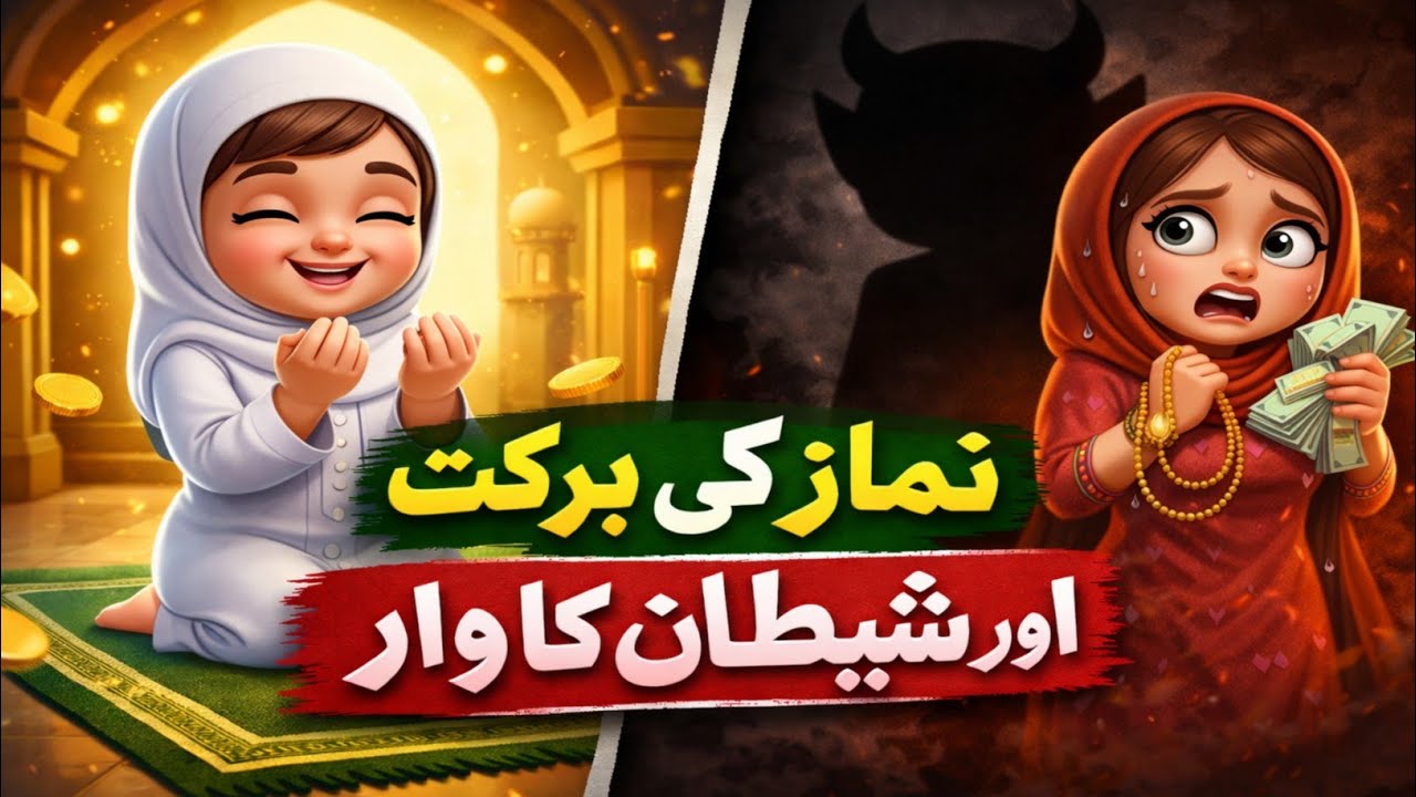 Namaz Ki Barkat | Fatima Aur Mehrha Ki Islamic Moral Story | Kids Islamic Cartoon Story