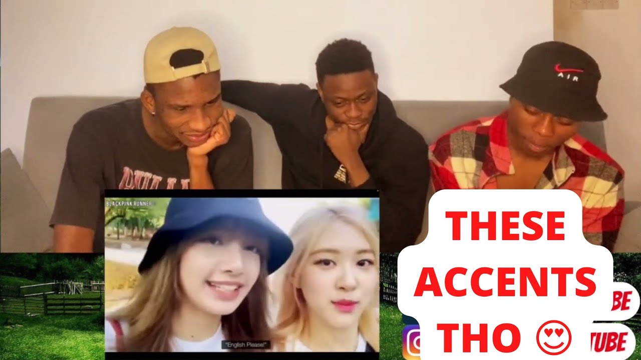 Lisa and Rosé speak english with aussie accent | REACTION