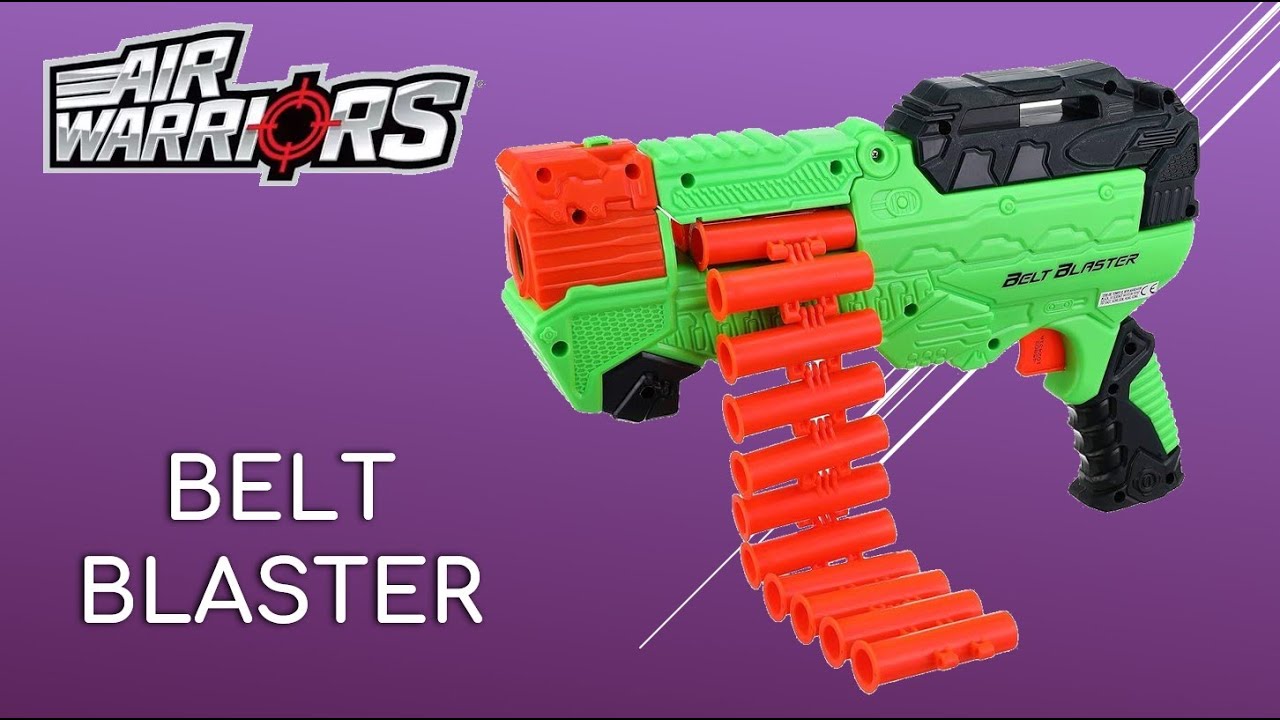 [REVIEW] Air Warriors Belt Blaster | Slide-Action, Belt-Fed Battle Blaster