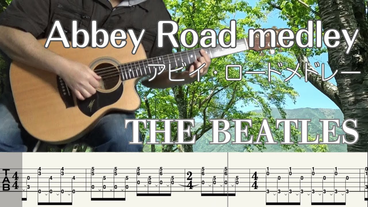 アビイロードメドレーやってみた Beatles(ビートルズ)  Abbey Road medley cover Golden Slumbers~Carry That Weight~The End