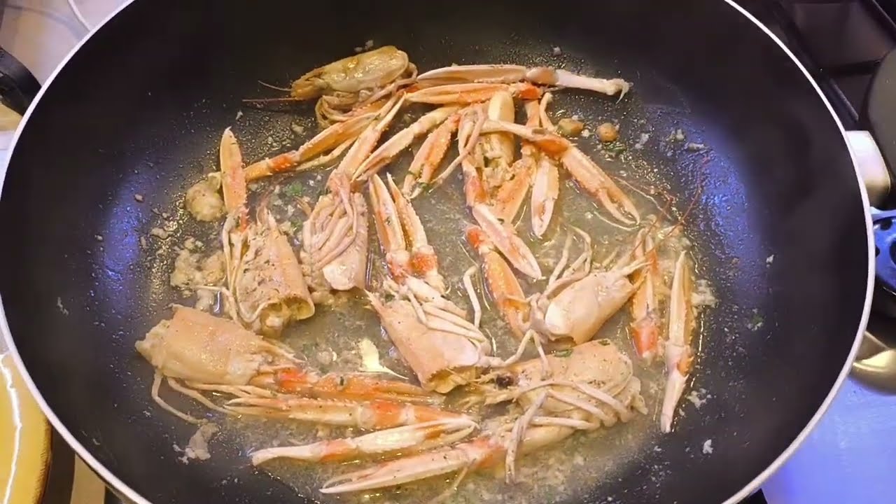 Spaghettoni agli scampi! Italian Food pasta masarap