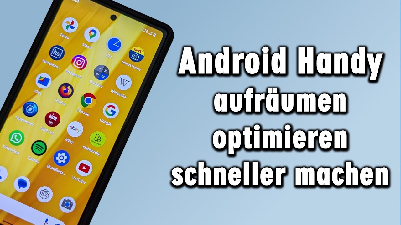 Android Handy aufräumen optimieren mehr Speicherplatz und schneller - Cache löschen