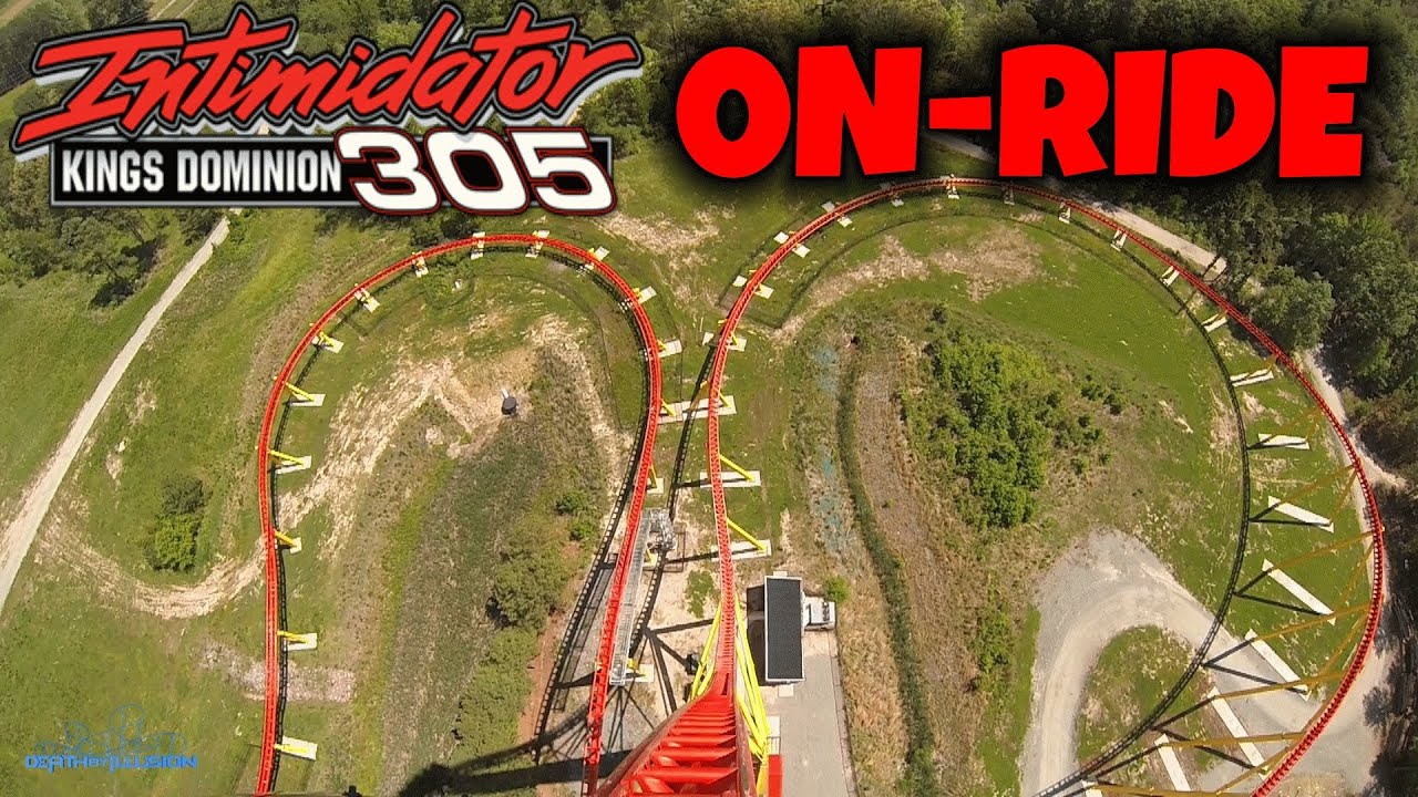 Intimidator 305 On-ride Front Seat (HD POV) Kings Dominion