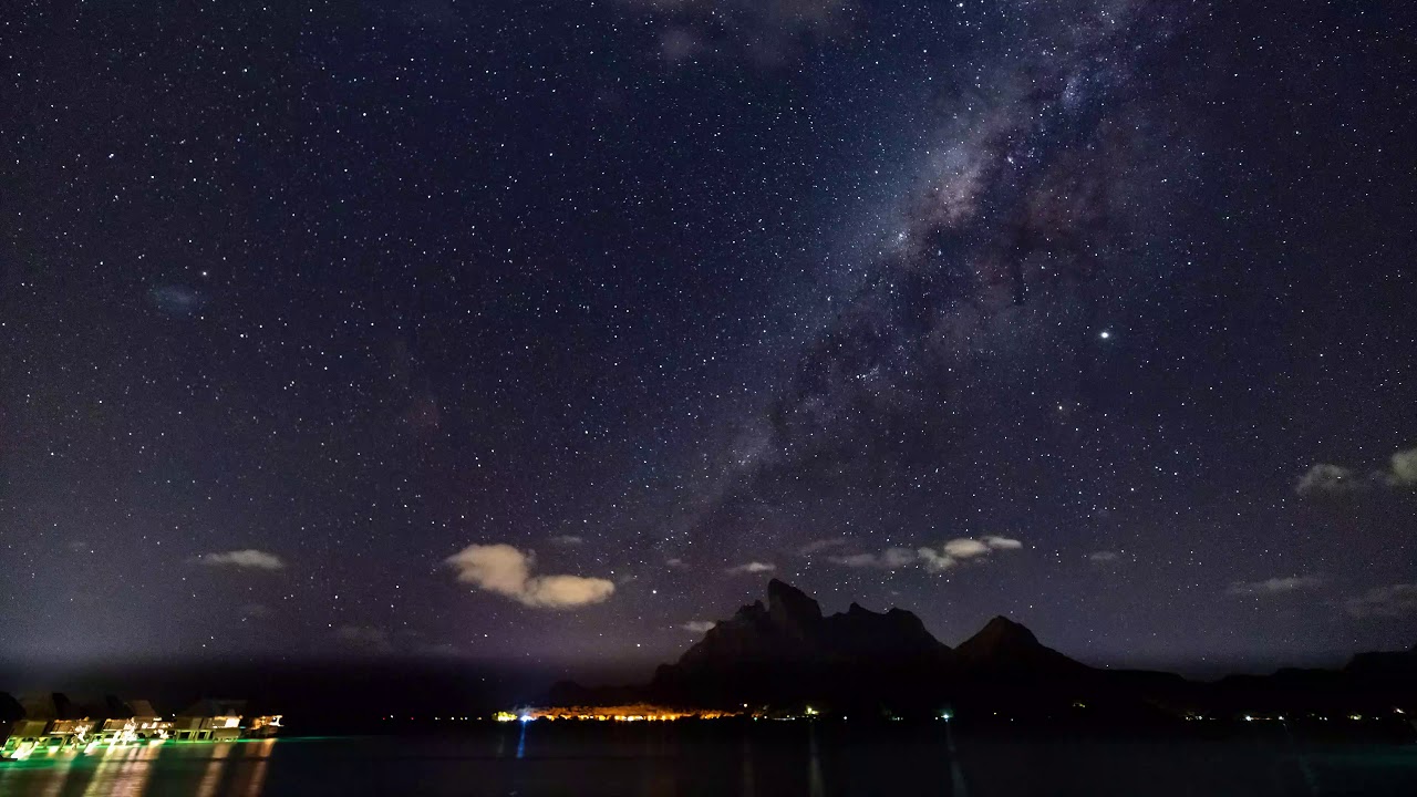Milky Way Over Mt Otemanu