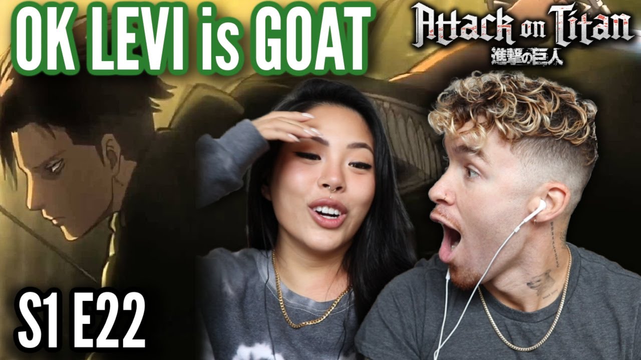 Levi VS Female Titan! LES GO! | Attack on Titan Reaction S1 Ep 22