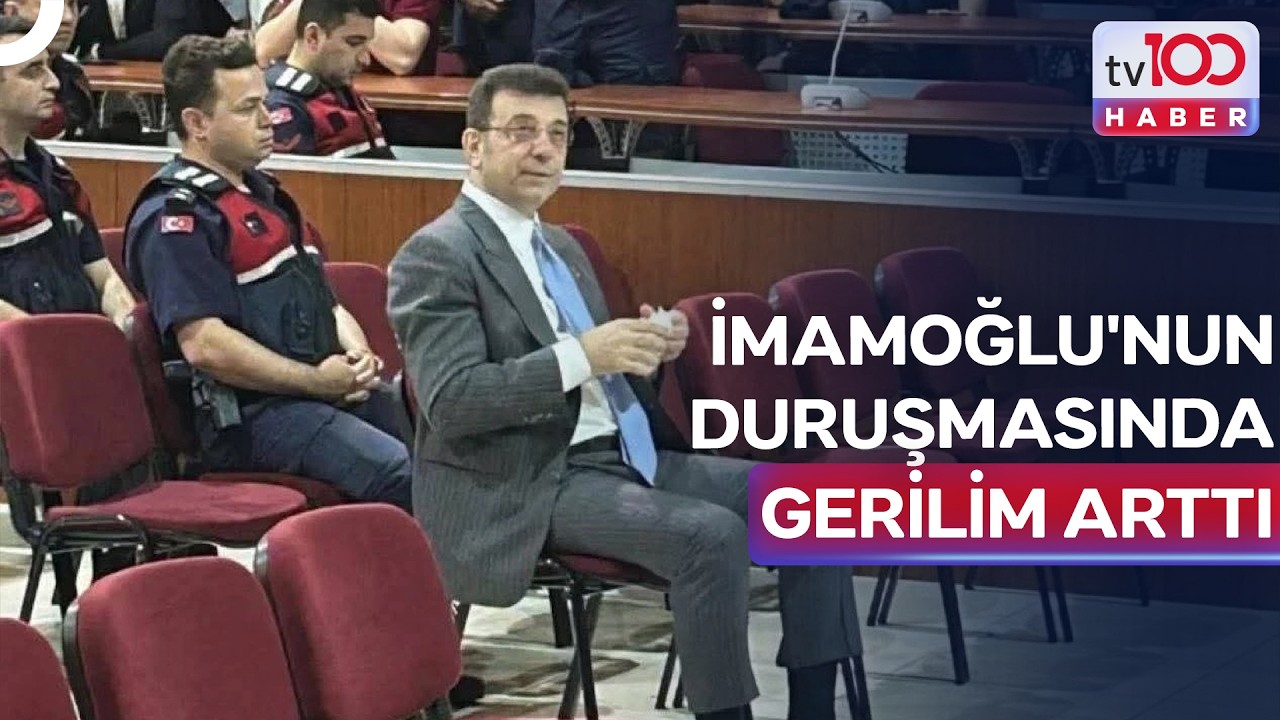 Hakim İmamoğlu'na Söz Vermedi, Mahkeme Salonunda Gerilim Büyüdü | tv100 Ana Haber
