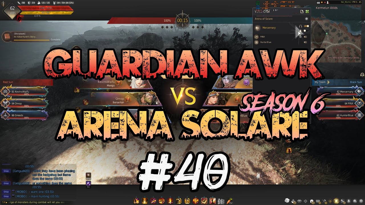 [Black Desert] Awakening Guardian PvP - Arena Solare Season 6 #40
