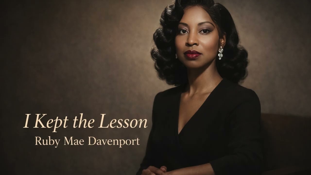 I Kept the Lesson &mdash; Ruby Mae Davenport | A Jazz Song About Clarity Without Closure